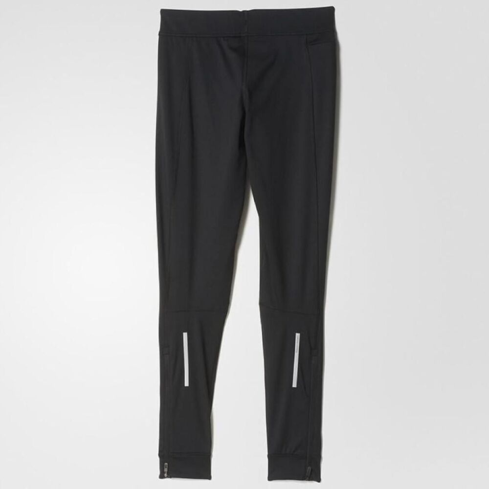 Adidas Women's Black and Grey Leggings - Picture 3 of 3